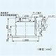 パナソニック 天井埋込形換気扇 排気 低騒音・特大風量形 鋼板製本体 ルーバー別売タイプ 埋込寸法:240mm角 適用パイプ径:φ100mm FY-24BG7 画像2