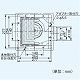 パナソニック 天井埋込形換気扇 排気 低騒音・特大風量形 コンパクトキッチン用 鋼板製本体 ルーバー別売タイプ 埋込寸法:240mm角 適用パイプ径:φ100mm FY-24BM6K 画像3
