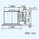 パナソニック 天井埋込形換気扇 排気 低騒音形 鋼板製本体 ルーバー別売タイプ 埋込寸法:270mm角 適用パイプ径:φ150mm FY-27B7 画像2