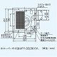 パナソニック 天井埋込形換気扇 排気・強-弱 低騒音・大風量形 鋼板製本体・左排気 ルーバー別売タイプ 埋込寸法:320mm角 適用パイプ径:φ150mm FY-32B7H 画像3