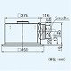 パナソニック 天井埋込形換気扇 排気 低騒音形 鋼板製本体 ルーバー別売タイプ 埋込寸法:385mm角 適用パイプ径:φ150mm FY-38BS7 画像2