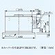 パナソニック 天井埋込形換気扇 排気・強-弱 低騒音・大風量形 鋼板製本体・右排気 ルーバー別売タイプ 埋込寸法:385mm角 適用パイプ径:φ150mm FY-38B7M 画像2