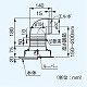 パナソニック 天井埋込形換気扇 システム換気部材 吸込グリル エルボ付 φ100用 FY-BTE041 画像2
