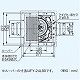 パナソニック 天井埋込形換気扇 排気 低騒音・大風量形 2室用 吸込グリル別売 鋼板製本体 ルーバー別売タイプ 埋込寸法:240mm角 適用パイプ径:φ100mm FY-24BPK7 画像3