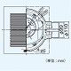 パナソニック 天井埋込形換気扇 [丸形天井埋込換気扇:まる天] 排気 低騒音形 樹脂製本体 ルーバーセットタイプ 角形・格子タイプ 埋込寸法:φ250mm 適用パイプ径:φ100mm FY-25MK1 画像4