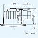 パナソニック 天井埋込形換気扇 [丸形天井埋込換気扇:まる天] 排気 低騒音・特大風量形 樹脂製本体 ルーバーセットタイプ 丸形・丸穴タイプ 埋込寸法:φ250mm 適用パイプ径:φ100mm FY-25MCG1 画像2