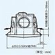 パナソニック 天井埋込形換気扇 [丸形天井埋込換気扇:まる天] 排気 低騒音・特大風量形 樹脂製本体 ルーバーセットタイプ 丸形・丸穴タイプ 埋込寸法:φ250mm 適用パイプ径:φ100mm FY-25MCG1 画像3