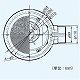 パナソニック 天井埋込形換気扇 [丸形天井埋込換気扇:まる天] 排気 低騒音・特大風量形 樹脂製本体 ルーバーセットタイプ 丸形・丸穴タイプ 埋込寸法:φ250mm 適用パイプ径:φ100mm FY-25MCG1 画像4