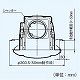 パナソニック 天井埋込形換気扇 [丸形天井埋込換気扇:まる天] 排気 低騒音形 樹脂製本体 ルーバー別売タイプ 埋込寸法:φ200mm 適用パイプ径:φ100mm FY-20MB1 画像3