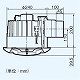 パナソニック 天井埋込形換気扇 [丸形天井埋込換気扇:まる天] 排気 低騒音形 樹脂製本体 ルーバー別売タイプ 埋込寸法:φ250mm 適用パイプ径:φ100mm FY-25MB1 画像2