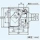 パナソニック Q-hiファン 熱交換形 天井埋込形 6畳用 0.5回/h時 ルーバー色:クリスタルホワイト 温暖地・準寒冷地用 FY-6E-W 画像4