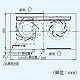 パナソニック Q-hiファン 同時給排タイプ 壁掛・薄形 6畳用 色:ホワイト FY-6A2-W 画像2