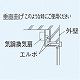 パナソニック 気調・熱交換形換気扇 専用部材 2層管用エルボ 垂直曲げ用 自己消化性発泡スチロール製 適用パイプ径:φ100mm FY-ETV04 画像3