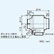 パナソニック 気調・熱交換形換気扇 専用部材 電動シャッター 2層管用 外周断熱仕様 FY-MWP04 画像2