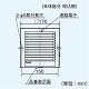 パナソニック パイプファン ルームツーファン ターボファン 電気式シャッター付 防塵フィルター付 適用パイプ径:φ100mm 速結端子付 FY-08ASED 画像3