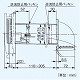 パナソニック 気調システム 専用部材 自然給気口 壁用・定風量機能タイプ・給気清浄フィルター付 パイプ、屋外フードセット FY-GKF3A-W/C 画像3