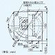 パナソニック 気調システム 専用部材 自然給気口 壁用・定風量機能タイプ・給気清浄フィルター付 パイプ、屋外フードセット FY-GKF3A-C/K 画像2