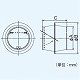 パナソニック 気調システム システム換気部材 チャッキダンパー 風圧式 鋼板製 φ150用 FY-CDS06 画像2