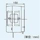 パナソニック 気調・熱交換形換気扇 壁掛形・1パイプ式 手動式シャッター 色=ホワイト 温暖地・準寒冷地用 FY-12ZH1-W 画像3