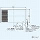 パナソニック 気調・熱交換形換気扇 壁掛形・2パイプ式 電気式シャッター 色=ホワイト 温暖地・準寒冷地用 FY-17ZHE3-W 画像2