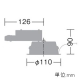 DAIKO ダウンライト モジュールタイプ 拡散パネル付 白熱灯100W相当 調光タイプ 埋込穴φ100mm 配光角60°温白色タイプ ホワイト LZD-91498AW 画像2