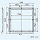 パナソニック 気調・熱交換形換気扇 専用部材 壁面埋込形用シール枠 樹脂製 FY-14ZT、ZLシリーズ用 FY-KMP14 画像2