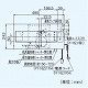 パナソニック 気調・熱交換形換気扇 壁掛形・1パイプ式 排湿形 手動式シャッター 色=ホワイト 寒冷地仕様 FY-16ZJ1-W 画像2