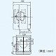 パナソニック 気調・熱交換形換気扇 壁掛形・1パイプ式 排湿形 手動式シャッター 色=ホワイト 寒冷地仕様 FY-12ZJ1-W 画像3