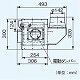 パナソニック 屋根裏・床下換気・サニタリー用換気扇 屋根裏換気システム 屋根裏換気ファン FY-550LPA 画像3