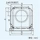 パナソニック 深形パイプフード ステンレス製 ガラリ付 φ75用 シルバーメタリック粉体塗装 FY-MFX033 画像2