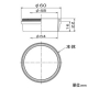 DAIKO フード miraco専用オプション φ60mm ポリカーボネート製 黒 LZA-92030 画像2