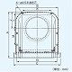 パナソニック 深形パイプフード 防音用 ステンレス製 ガラリ付 φ150用 シルバーメタリック粉体塗装 FY-MJX063 画像2