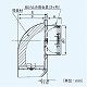 パナソニック 深形パイプフード 防音用 ステンレス製 防火ダンパー付 温度ヒューズ72℃ 着脱式防虫網付 φ150用 シルバーメタリック粉体塗装 FY-MJGXA063 画像3