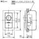 DAIKO LED専用調光器 300VA用 壁面取付専用 埋込式 ブラック DP-39673 画像2