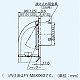 パナソニック 深形パイプフード ステンレス製 ガラリ・風圧式シャッター付 φ150用 シルバーメタリック粉体塗装 FY-MSX063 画像3