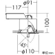 DAIKO LEDユニバーサルダウンライト 灯具引き出しタイプ COBタイプ 高気密SB形 非調光タイプ 電球色 白熱灯100Wタイプ 埋込穴φ100 DDL-4700YW 画像3