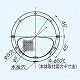 パナソニック 丸形パイプフード アルミ製 防虫網付 防火ダンパー付 温度ヒューズ72℃ φ100用 FY-MNAA042 画像2