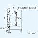 パナソニック ベントキャップ ステンレス製 ガラリ付 防火ダンパー付 温度ヒューズ120℃ φ150 FY-VCXB063 画像3