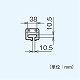 パナソニック 電動シャッター 中間取付形 常時閉鎖式 φ100用 FY-MS044 画像3