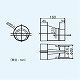 パナソニック SDアダプター 天井埋込形換気扇用 PP樹脂製 φ100→φ75 FY-KPP43 画像2