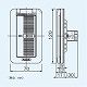 パナソニック 換気扇スイッチ 単相100V 0.5A  10W用 ON-OFF 樹脂プレート、カバー付 樹脂プレート、カバー付 FY-SV05WC 画像2