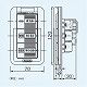 パナソニック 換気扇スイッチ 単相100V 0.5A  10W用 ON-OFF、常時-急速、常時切替 強-弱 樹脂プレート、カバー付 FY-SV26WC 画像2