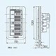 パナソニック 換気扇スイッチ ON-OFF 常時-急速 常時 強-弱 壁埋込形 カバー付 FY-SV27WC 画像2