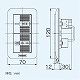 パナソニック 換気扇スイッチ 単相100V 4A 10W 用 ON-OFF、自動-手動 樹脂プレート FY-SV20W 画像2