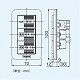 パナソニック 換気扇スイッチ 樹脂プレート 単相100V 4A 10W 用 ON-OFF、熱交換気-急速、自動-手動 FY-SV24W 画像2