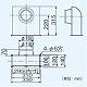 パナソニック レンジフード 専用部材 角丸アダプター 直角排気 FY-ACK601 画像2