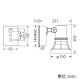 山田照明 LEDランプ交換型スポットライト ランプ別売 人感センサー付 防雨型 ビーム球150W相当 E26口金 ダークシルバー AN-2964 画像2