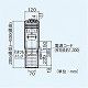 パナソニック 一般・台所・事務所・居室用換気扇 窓用換気扇 排気 プロペラファン 水洗トイレ用 FY-08WS2 画像3