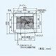 パナソニック 屋根裏・床下換気・サニタリー用換気扇 浴室用換気扇 同時給排形 プロペラファン 風圧式シャッター FY-13U2 画像2