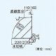パナソニック 屋根裏・床下換気・サニタリー用換気扇 専用部材 屋外フード 樹脂製 適用機種:FY-15BAA2 FY-15H 画像3